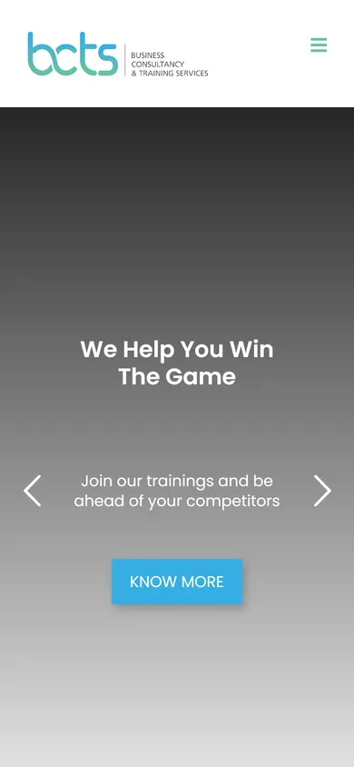 BCTS - mobile view