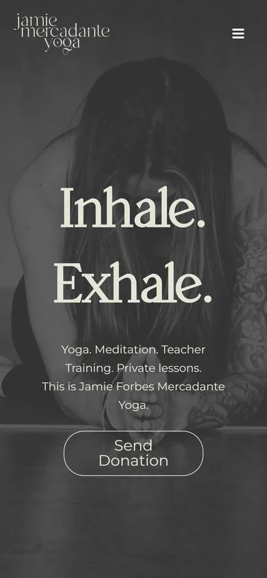 Jamie F.M. Yoga - mobile view